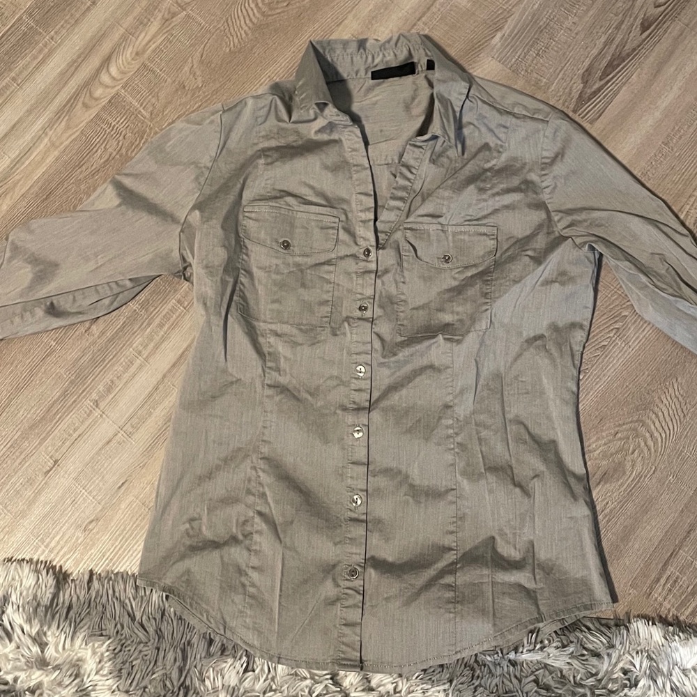 Women’s Grey Dress Shirt
